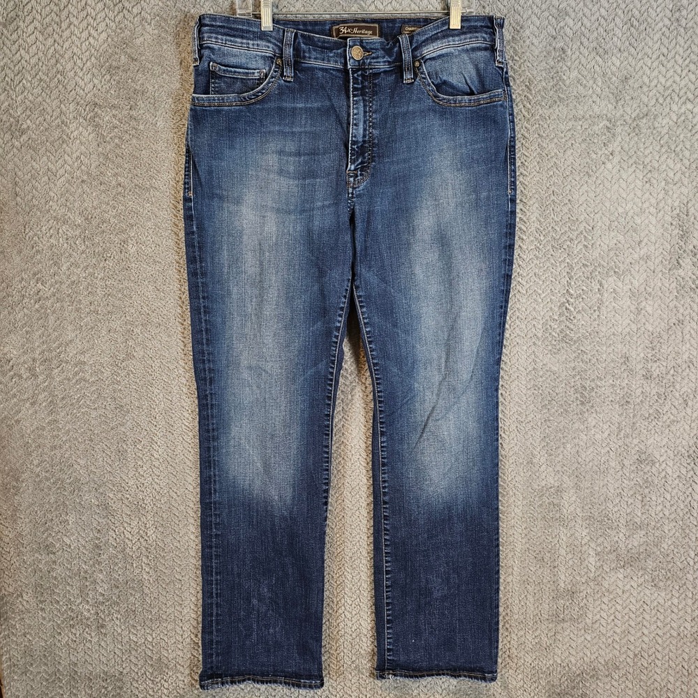 34 Heritage Charisma Comfort Rise Classic Straight Leg Jeans Blue 38x32 Mens‎